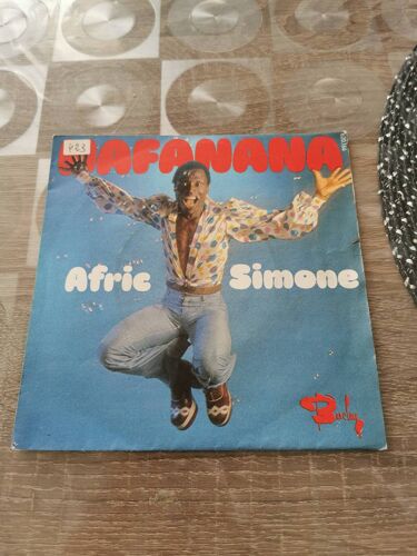 Afric Simone Disque Vinyl 45t 7" Hafanana - Sahara - Barclay