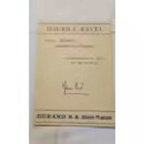 Maurice Ravel, 5 Mélodies Populaires Grecques, Accompagnement De Piano