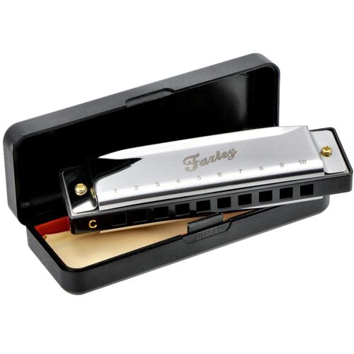 Fazley Mhm-01-C Harmonica Diatonique En Do (C) 10 Trous