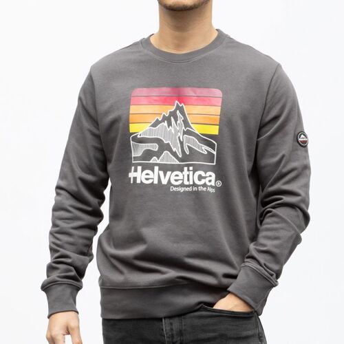 Sweat Monaco Coton Homme Helvetica