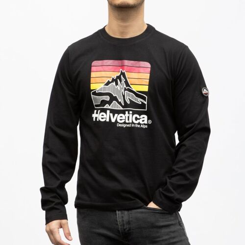 Tee Shirt Manche Longue Monaco Homme Helvetica