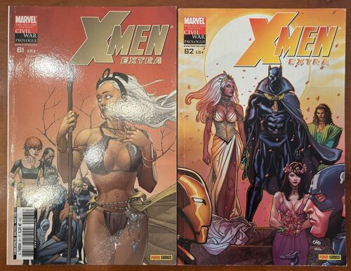 X-Men Extra N°61 + N°62 Tornade: L'Elue De La Panthère (Panini Comics 2007)