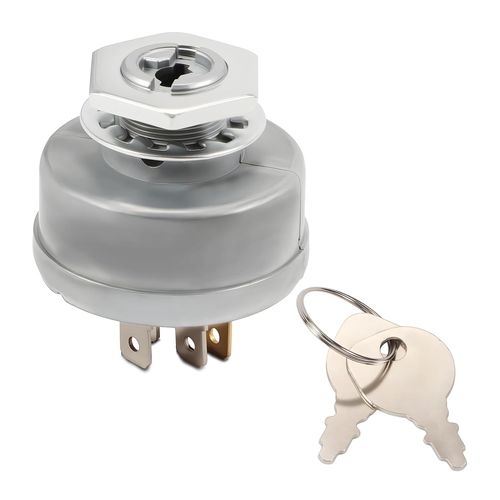 Mangwany interrupteur de démarrage à clé, contacteur d¿allumage pour tracteur tondeuse, 5 pôles avec clé, compatible MTD tondeuse 725-0267 / 725-0267A / 925-0267.