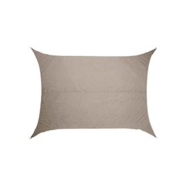 Voile D'ombrage Solaire Rectangulaire Elyora Blé - 4 X 3 M - Hespéride