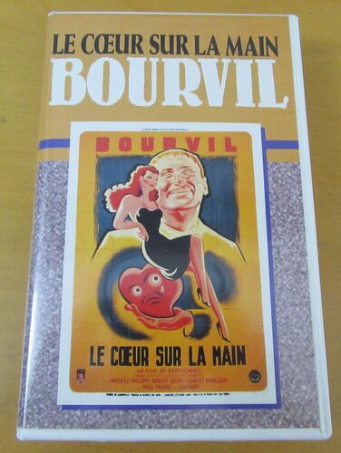 Cassette Vhs Le Coeur Sur La Main