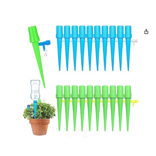 Système d'arrosage automatique Amebleak, 20 pièces, réglable, avec distributeur d'eau pour plantes, idéal pour les plantes en pot et les plantes de jardin...