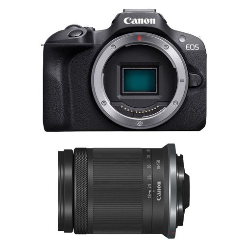 Canon EOS R100 + RF-S 18-150mm f/3.5-6.3 IS STM MILC 24,1 MP CMOS 6000 x 4000 Noir