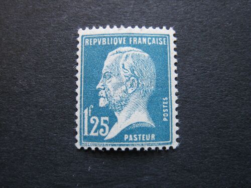 Timbre-Poste France Neuf ** N° 180 - Type Pasteur 1f 25 Bleu - Année 1926