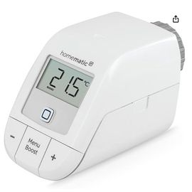 Homematic IP Smart Home 153412A3 Thermostat de radiateur numérique de Base, contrôle par Application, Alexa, Google Assistant, Installation Facile, économie d'énergie