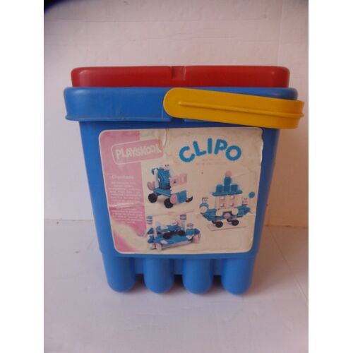 Baril Clipo Clippos Playskool Vintage Complet