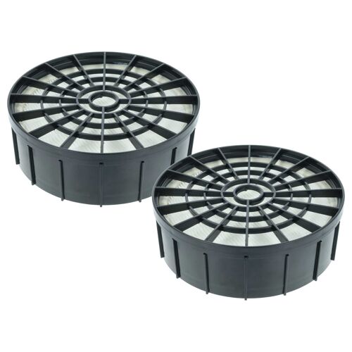 vhbw 2x filtre compatible avec Kärcher Set HEPA-14 T 10/1, T 11/1 Classic, T11/1 Classic Adv Re!Plast aspirateur - filtre HEPA noir