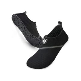 Chaussures D'eau À Séchage Rapide Unisexe Plage Et Plongée 42/43 Aquashoes Souples Et Antidérapantes Pour Natation Et Kayak Noir