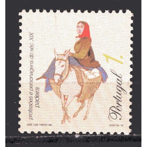 Portugal 1995 Profession Et Personage Du 19 Eme Siecle La Boulangere Yvert N° 2047 Neuf**