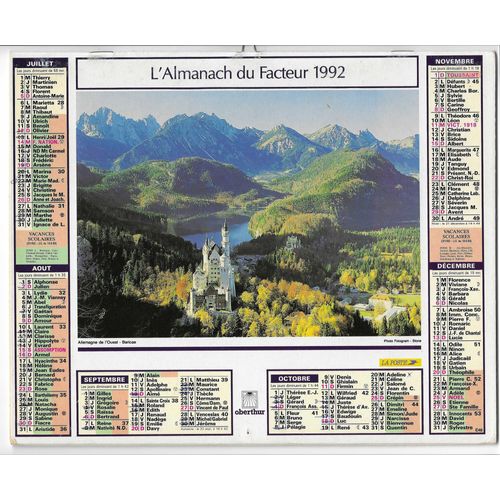 L'almanach Du Facteur 1992