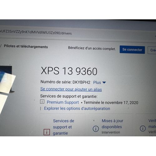 Dell xps 9360 , intel i7 8550u , 16Go ram, 1To ssd . Écran tactile , 3200x1800. Bon état, batterie remplacé il y a 3 ans . 