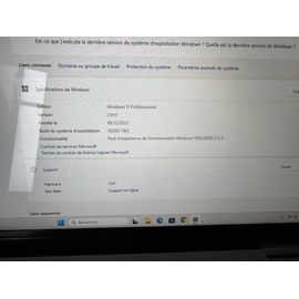 Dell Inspiron 7630 2 en un . I7 1360p 16Go ram , 1To SSD.windows Pro25H2 . Bon état général batterie ok.  Écran 1900x1200 tactile