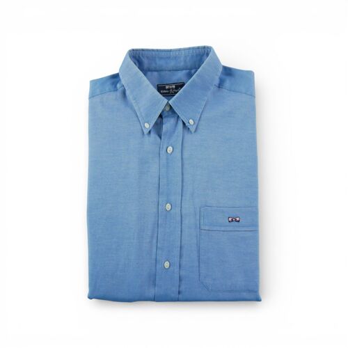 Reconditionné - Chemise Classiques Homme Uni - Taille L - Homme - Bleu