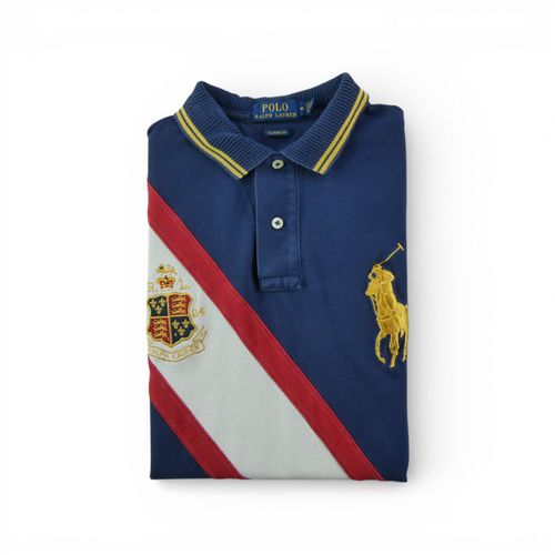 Reconditionné - Polo Manches Courtes Homme Marine - Taille M - Homme - Marine