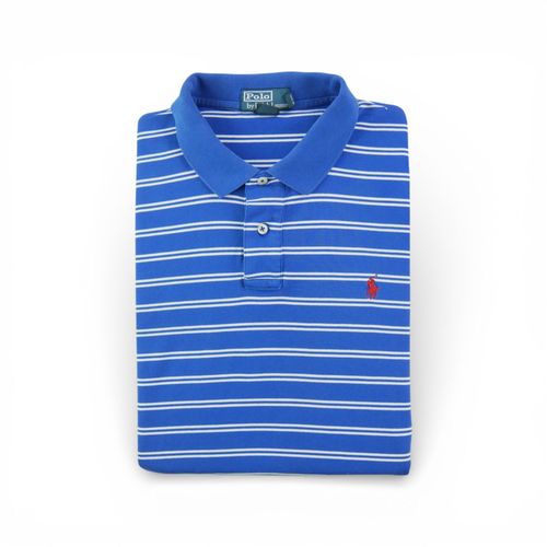 Reconditionné - Polo Manches Courtes Homme Bleu - Taille Xl - Homme - Bleu