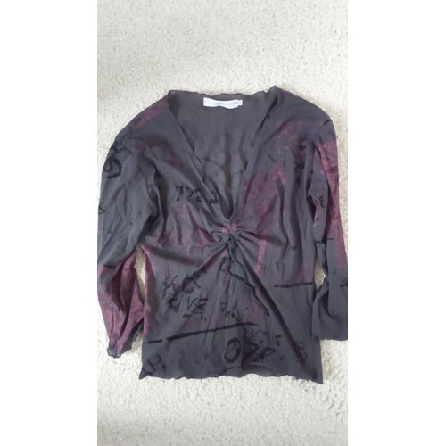 Élégant Haut / Top Femme Décolleté " Cache Cache " Taille 36 Idée Cadeau