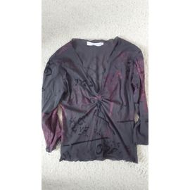 Élégant Haut / Top Femme Décolleté " Cache Cache " Taille 36 Idée Cadeau