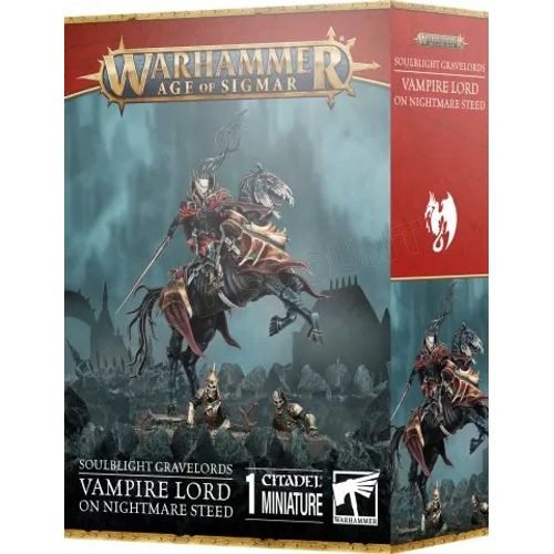 Warhammer Aos - Soulblight Gravelords : Vampire Lord On Nightmare Steed 91-82