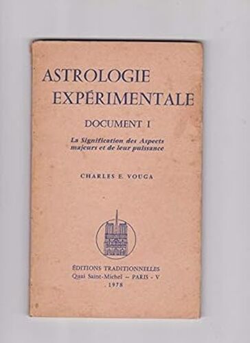 Astrologie Expérimentale Document I