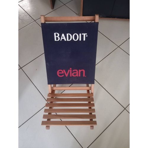 Chaise De Plage Evian Badoit