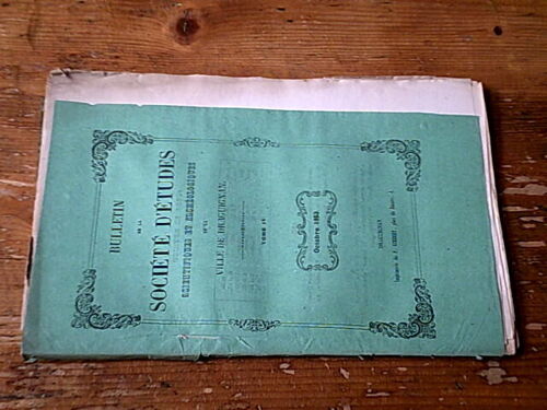 Bulletin De La Société D'études Scientifiques Et Archéologiques De La Ville De Draguignan - Tome Iv (Octobre 1863)