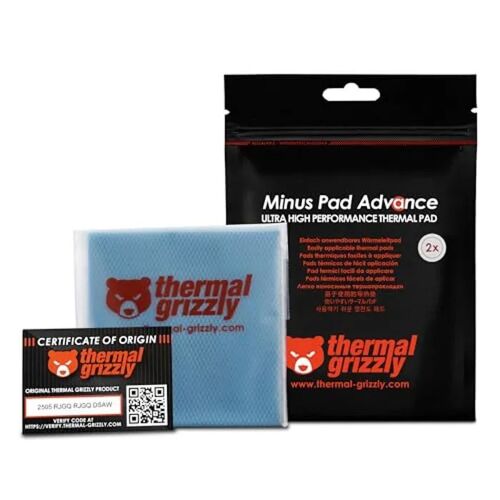 Lot+de+2+Pads+Thermiques+Thermal+Grizzly+Minus+Pad+Advance+100x100x1mm+%28Noir%29
