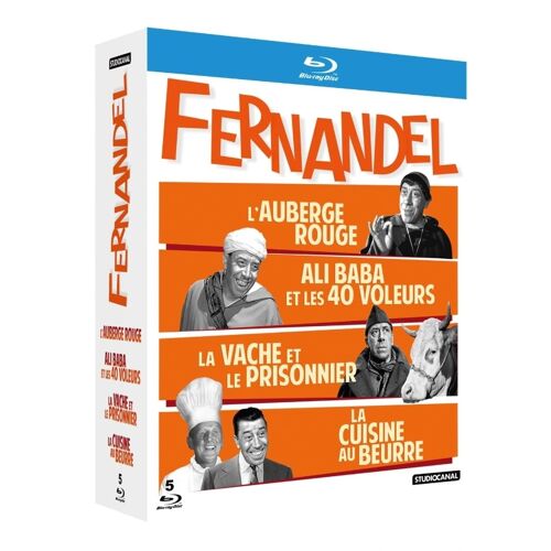L'Essentiel De Fernandel : L'Auberge Rouge + Ali Baba Et Les 40 Voleurs + La Vache Et Le Prisonnier + La Cuisine Au Beurre - Coffret [Blu-Ray] - Claude Autant-Lara -