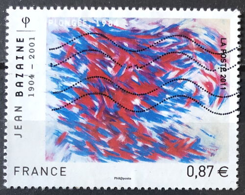 Jean Bazaine 0,87 Euros (Très Joli N° 4537) Obl - France Année 2011 - Brn83 - N18333