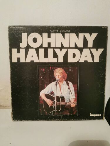 Johnny Hallyday. Coffret 3 Disques Vinyl 33t