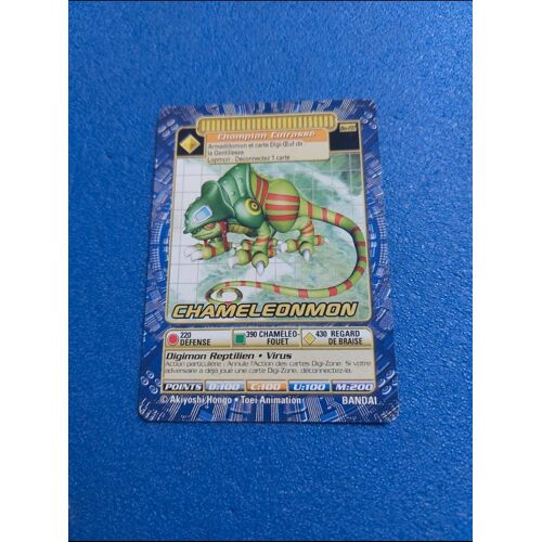 Chameleonmon Bo 197 Carte Card Digimon