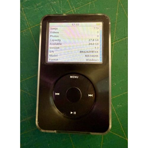 Apple iPod 5eme génération 30GB . Noir . A1136 . Excellent état. 