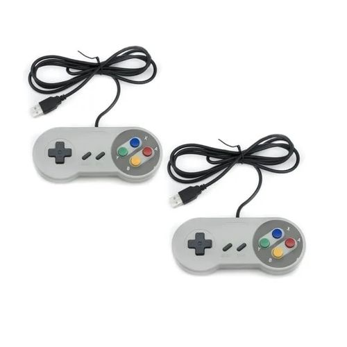 Manette de jeu - HIGH-TECH & BIEN-ETRE - GOBRO 2x SFC - USB - Compatible PC et Mac - Plug and Play
