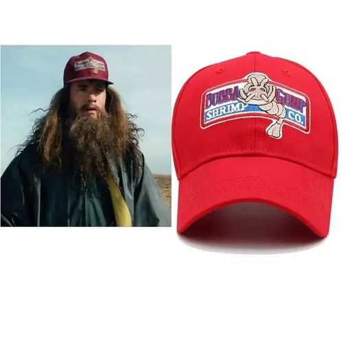 Casquette Rouge Bubba Gump Shrimp - Accessoire Forrest Gump &amp; Cosplay