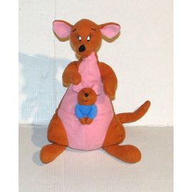 Doudou Kangourou Maman et bébé Gourou disney peluche jemini 18 cm