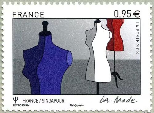 France 2013, Emission Commune France-Singapour, Très Beau Timbre Neuf** Luxe Yvert 4826, La Mode, Mannequins
