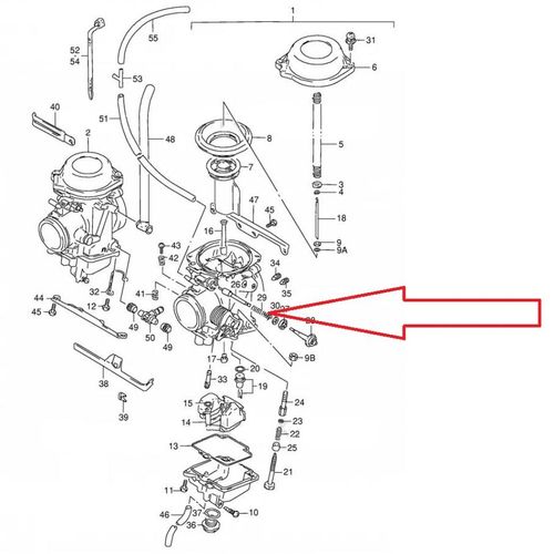 Pièce De Carburateur Origine Pour Moto Suzuki 1200 Bandit 1996 À 2000 13417-26d00-0000 Neuf