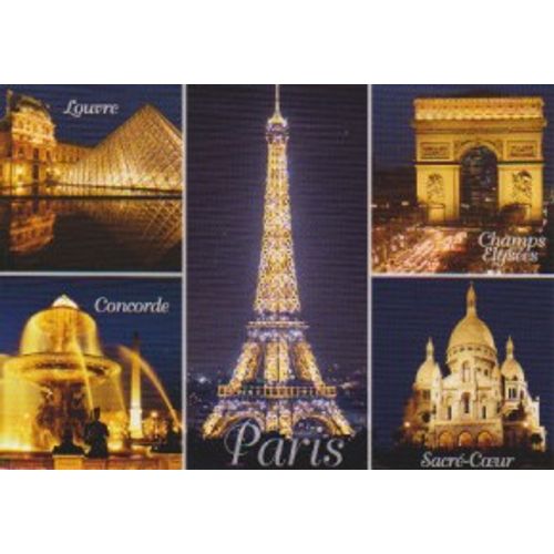 Paris Et Ses Merveilles... Souvenir De Paris - Carte Postale