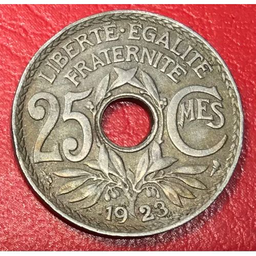 25 Centimes - Lindauer - 1923 - France