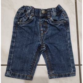 Pantalon En Jean Bleu Garçon Kitchoun Taille 1 Mois