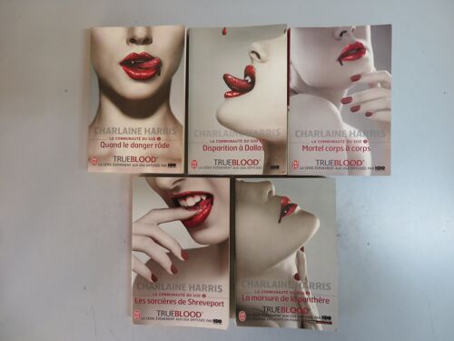 Lot De 5 Livres : Romans- Sagas / La Communaute Du Sud - Tomes 1.2.3.4.5. / Charlaine Harris / Editions J Ai Lu