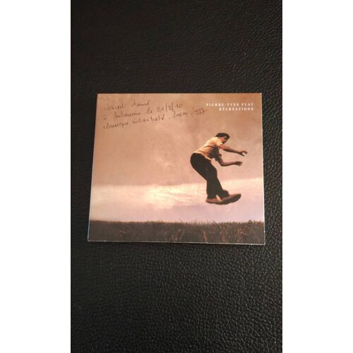 Cd Pierre-Yves Plat - Recreations