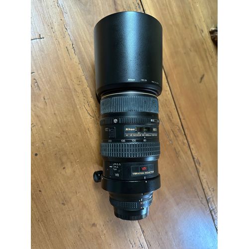 Objectif nikon AF VR 80-400 mn 4.5-5.6 D