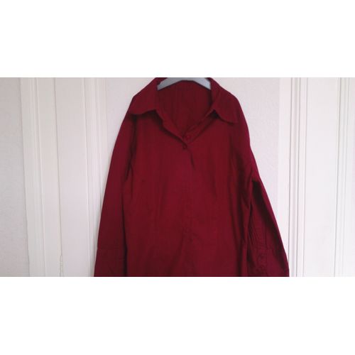 Chemise Femme Bordeaux Taille 34/36 Idée Cadeau
