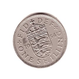 Grande Bretagne Piece De 1 Schilling 1954 Cupronickel Ref Km 904 Poids 5.66 G Diametre 23.50 Mm Epaisseur 1.70