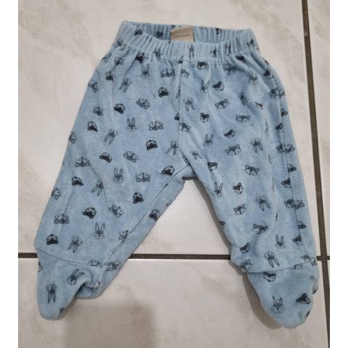 Pantalon Polaire Garçon Bleu Clair Boîte À Malice 1 Mois