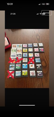 Vend lot de jeu Nintendo DS